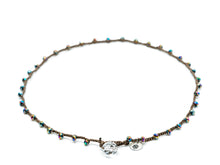 Load image into Gallery viewer, Multi-Color Aurora Borealis Faceted Reflections Necklace
