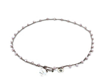Load image into Gallery viewer, Lavender Faceted Glass Beaded Necklace
