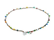 Load image into Gallery viewer, Rainbow of Colors Necklace - Glass Bead

