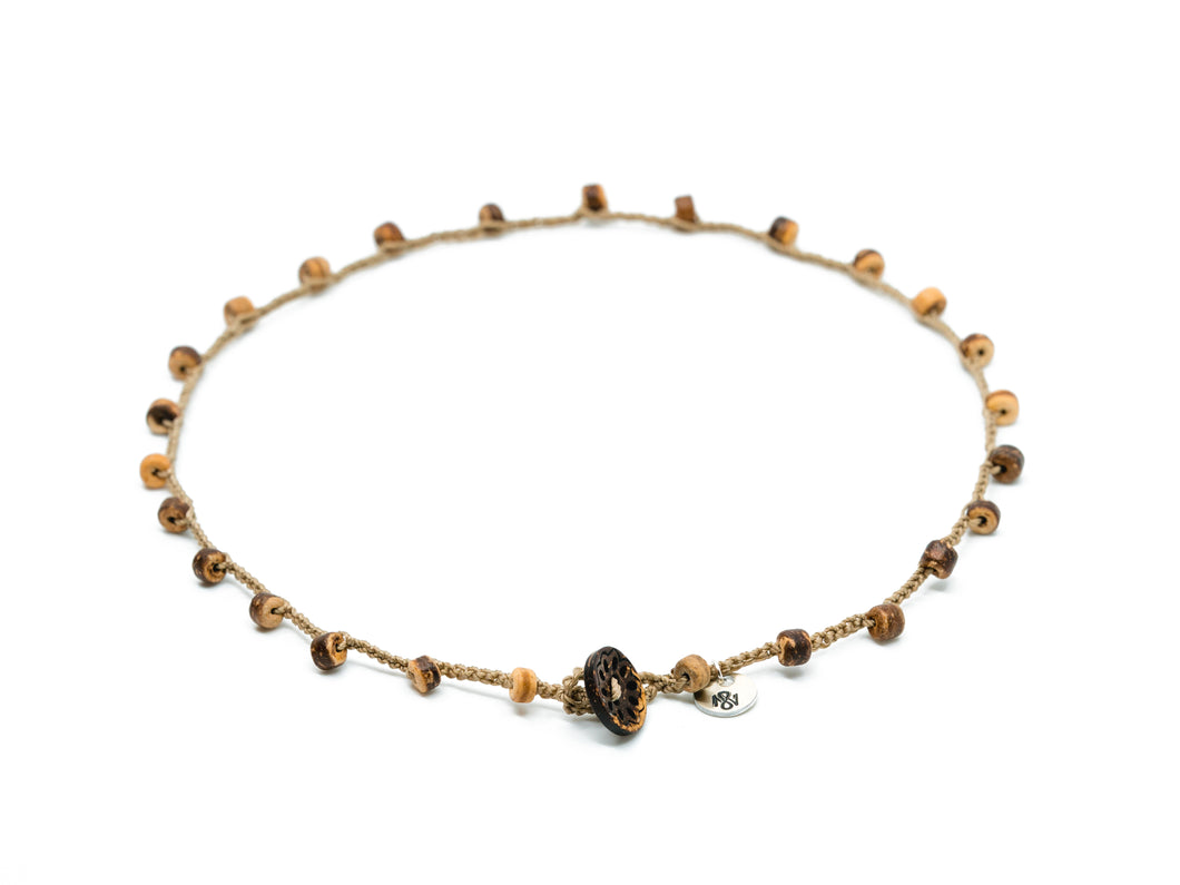 Coconut Shell Beaded Necklace